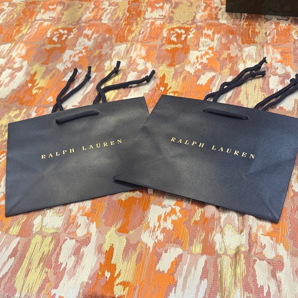 Ralph Lauren Navy gift bags (2)